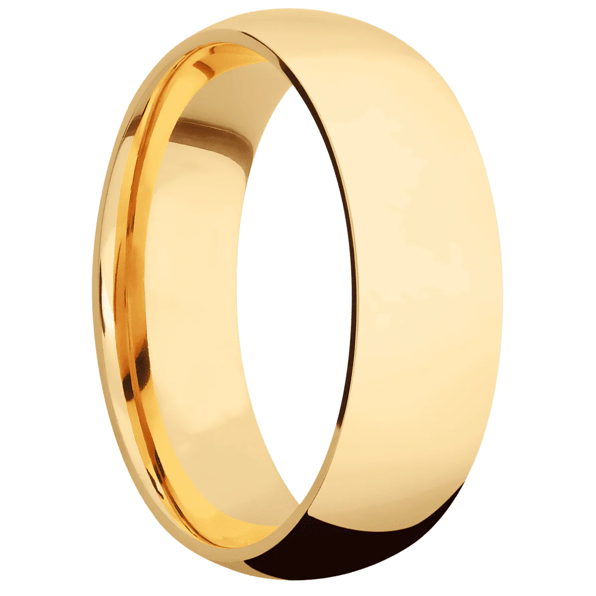 10K Yellow Gold + Polish Finish