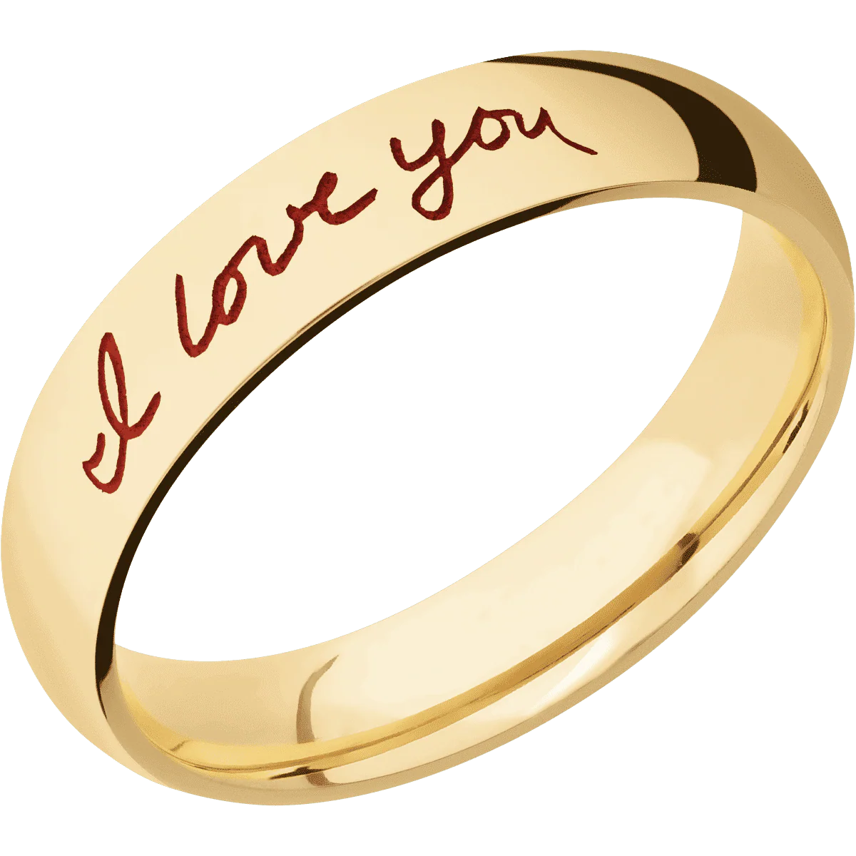 10K Yellow Gold + Polish Finish - Image 2