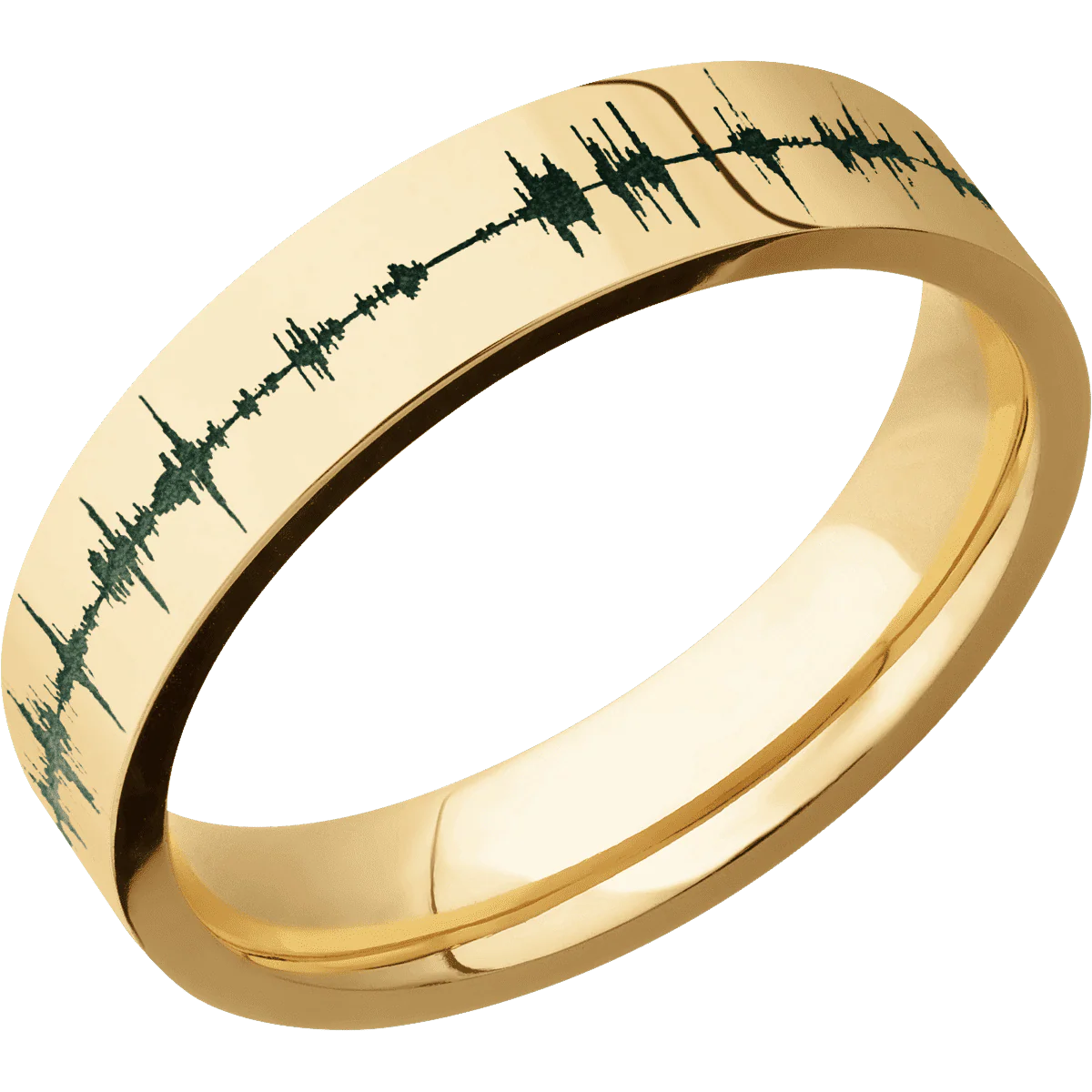 10K Yellow Gold + Polish Finish - Image 2