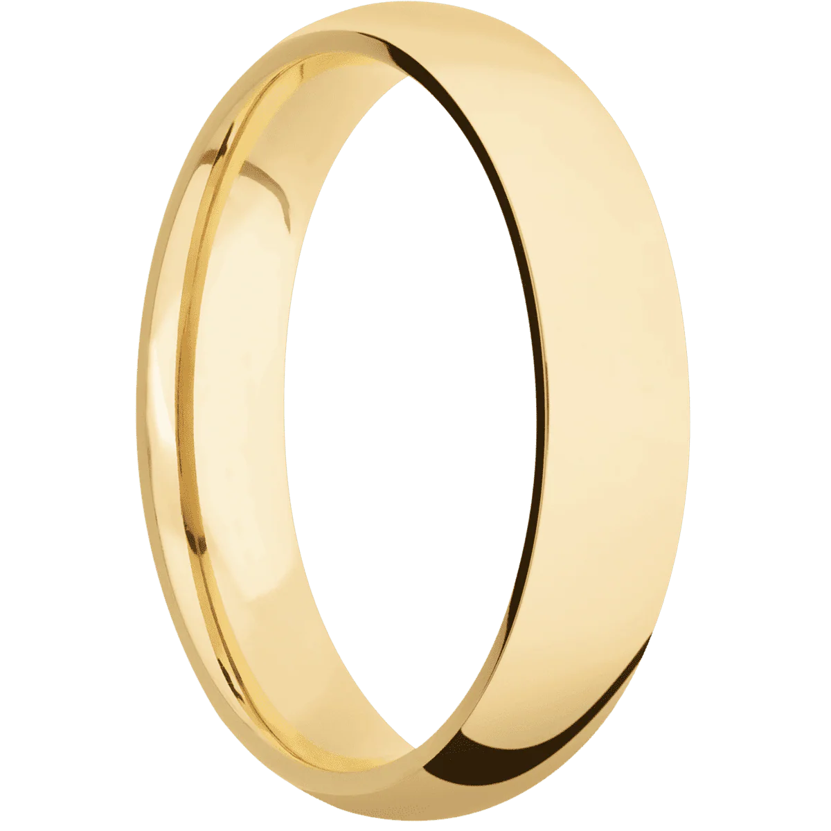 10K Yellow Gold + Polish Finish
