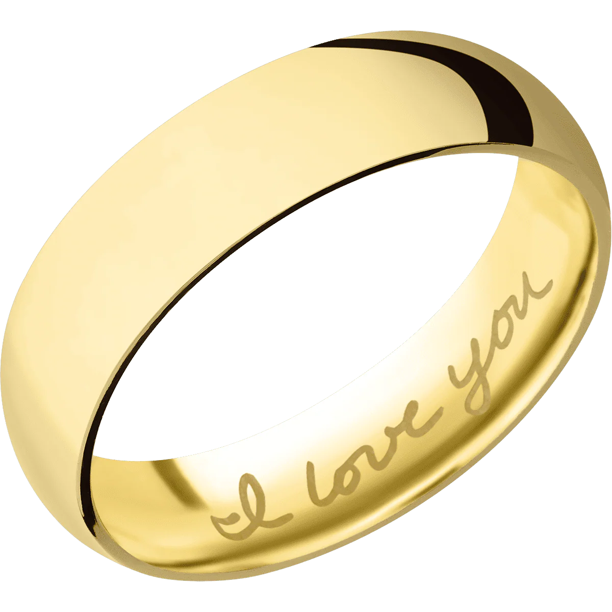 10K Yellow Gold + Polish Finish - Image 2