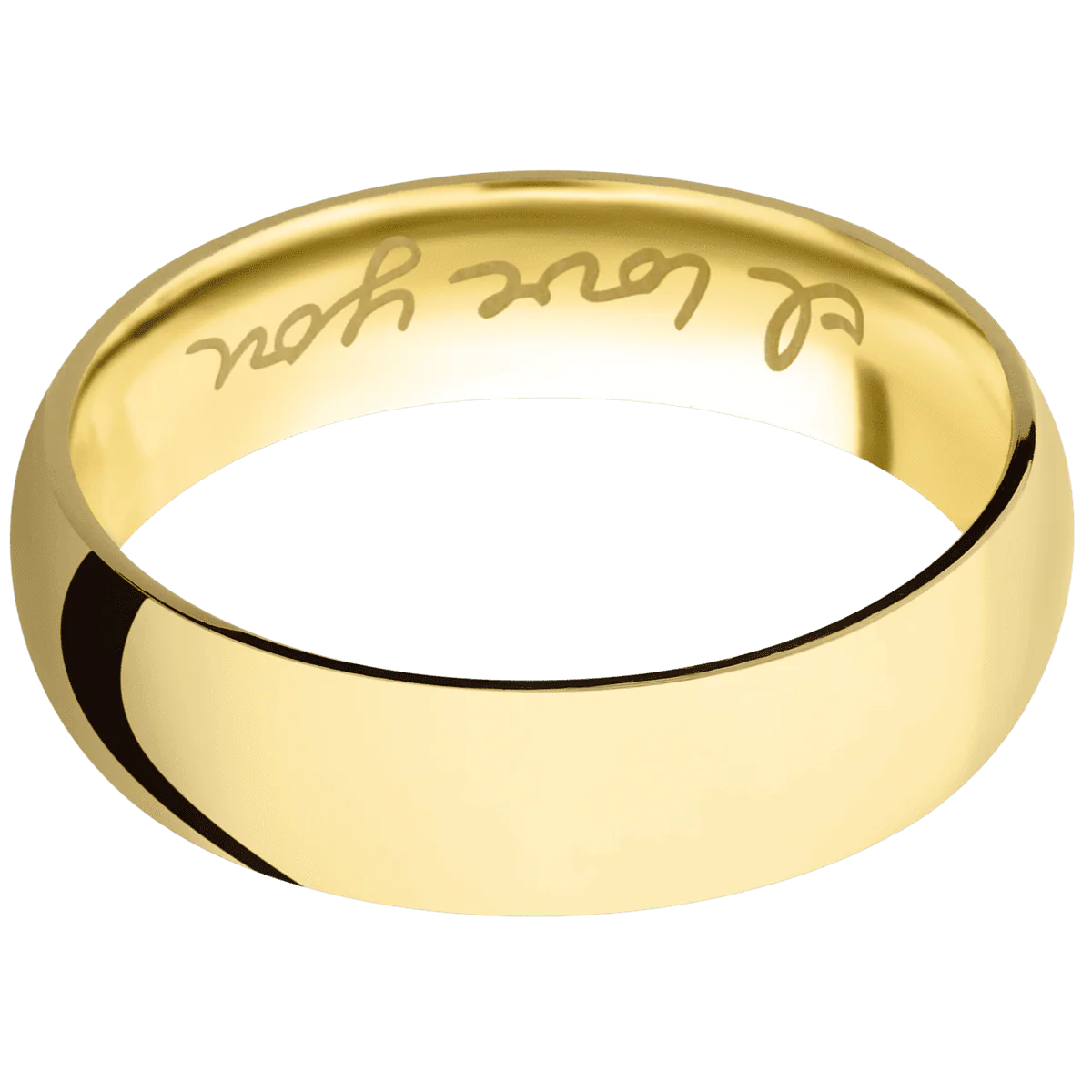 10K Yellow Gold + Polish Finish - Image 3