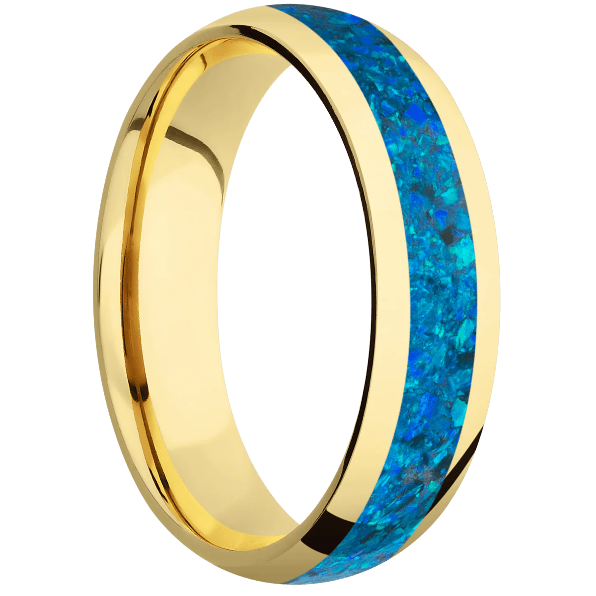 10K Yellow Gold + Polish Finish