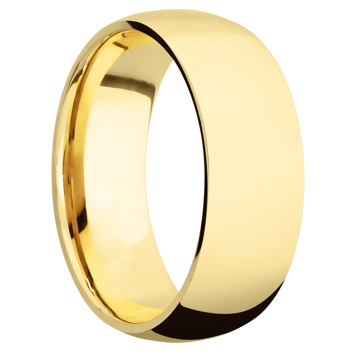 10K Yellow Gold + Polish Finish