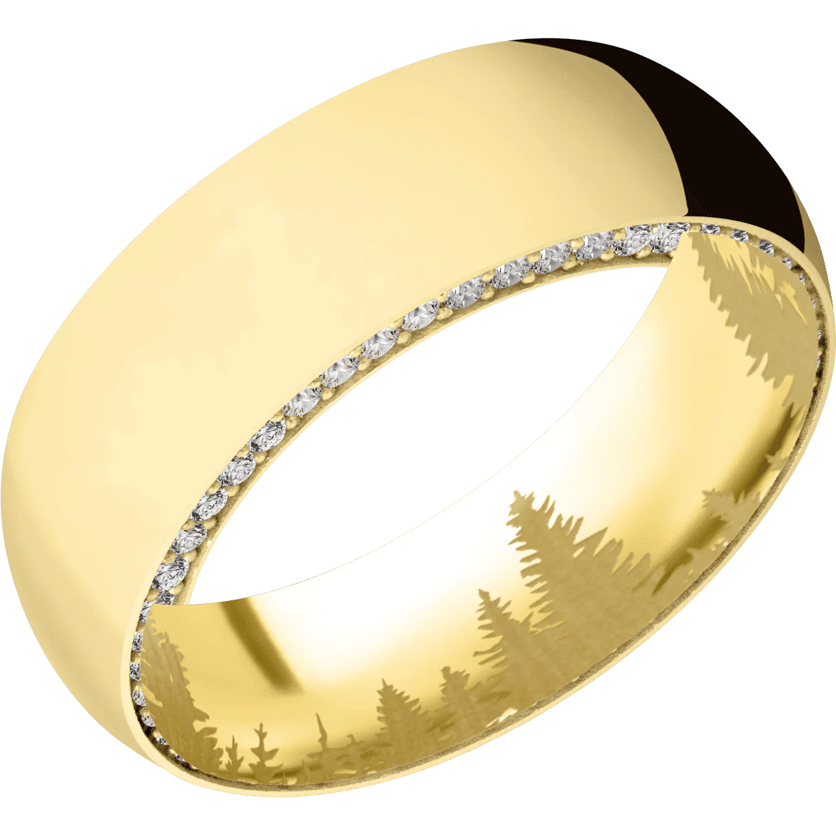 10K Yellow Gold + Polish Finish - Image 2