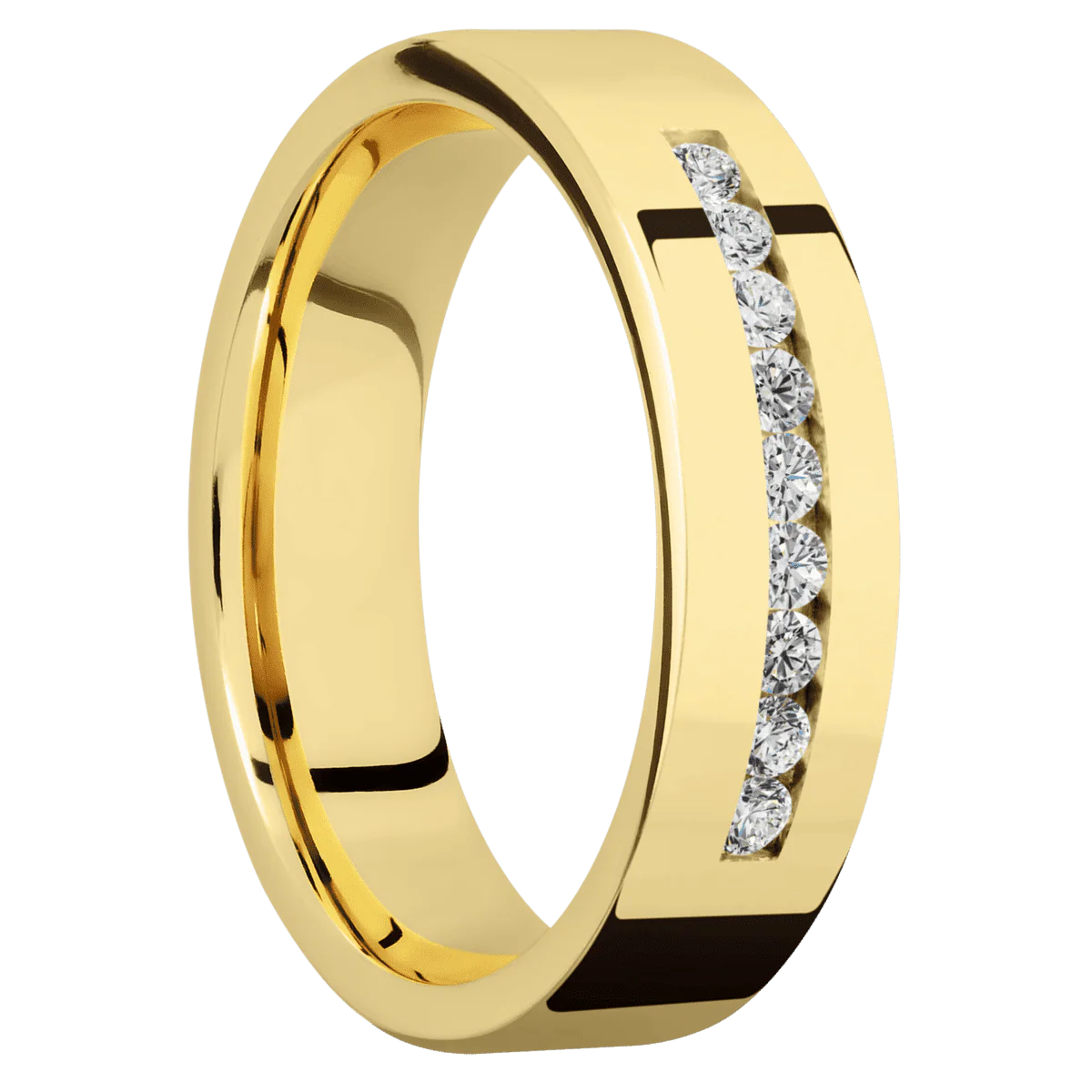 10K Yellow Gold + Polish Finish