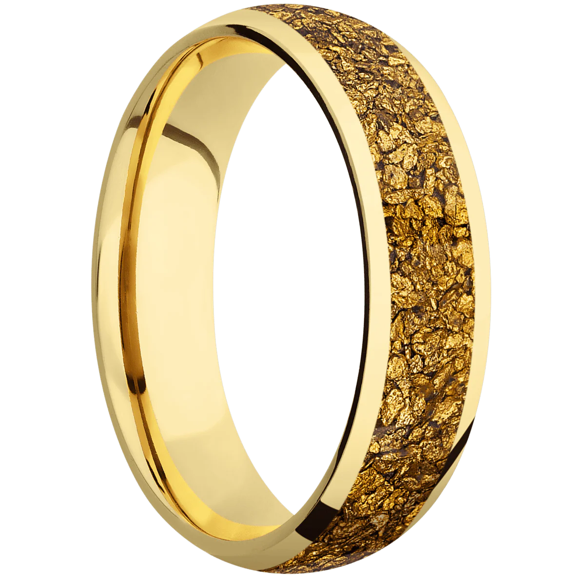 10K Yellow Gold + Polish Finish