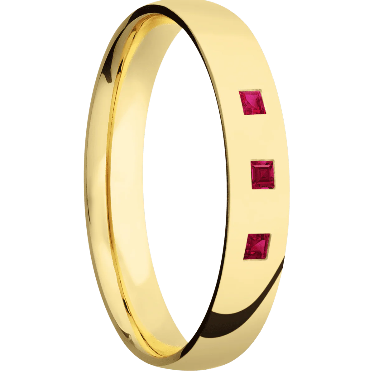 10K Yellow Gold + Polish Finish