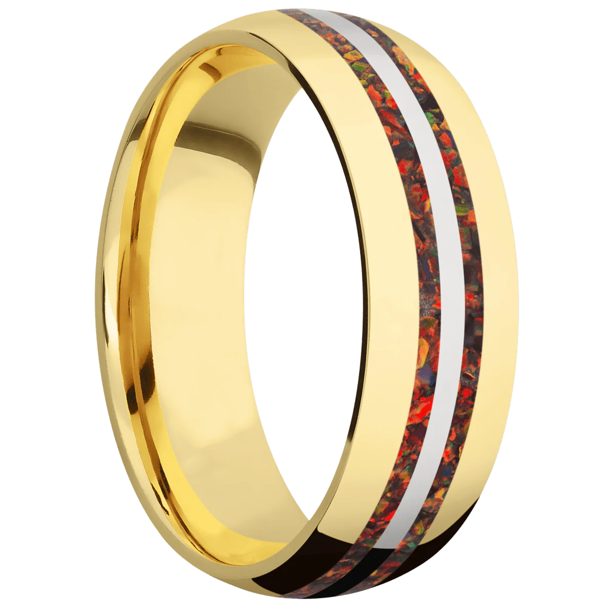 10K Yellow Gold + Polish Finish