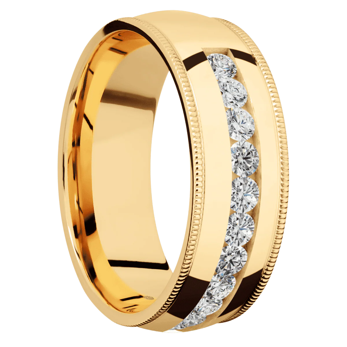 10K Yellow Gold + Polish Finish