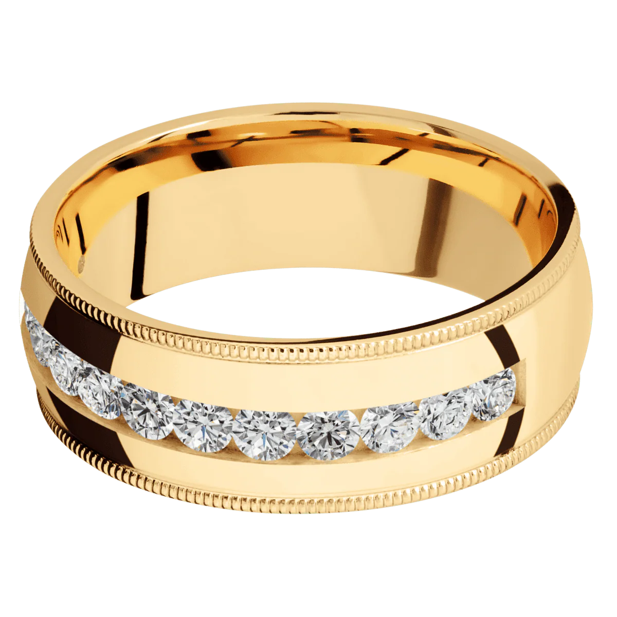 10K Yellow Gold + Polish Finish - Image 3