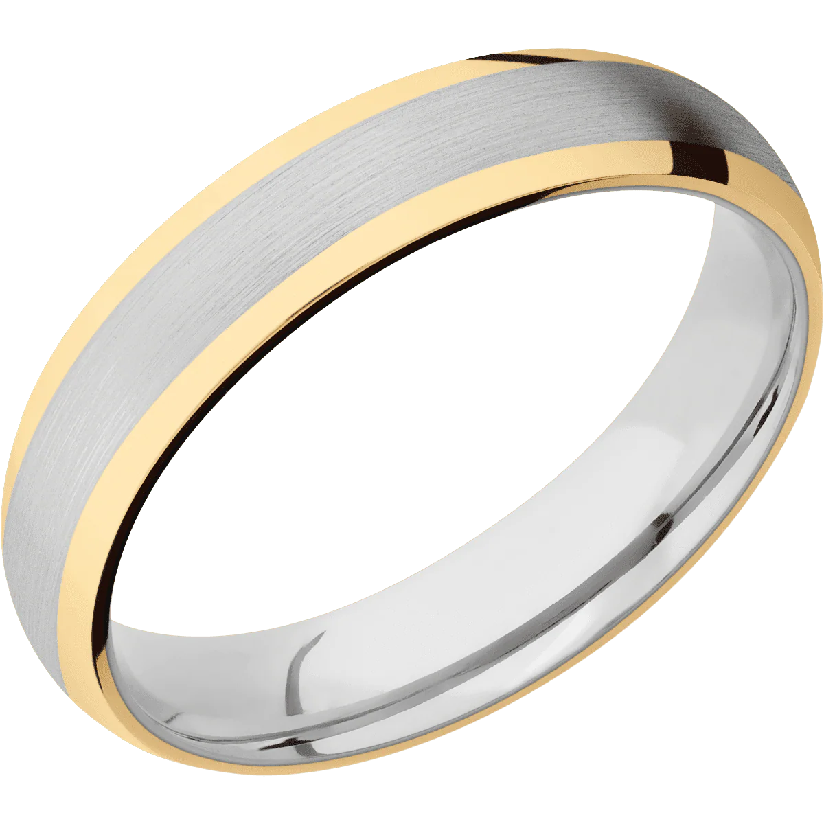 10K Yellow Gold + Polish Finish + Palladium Silver - Image 2