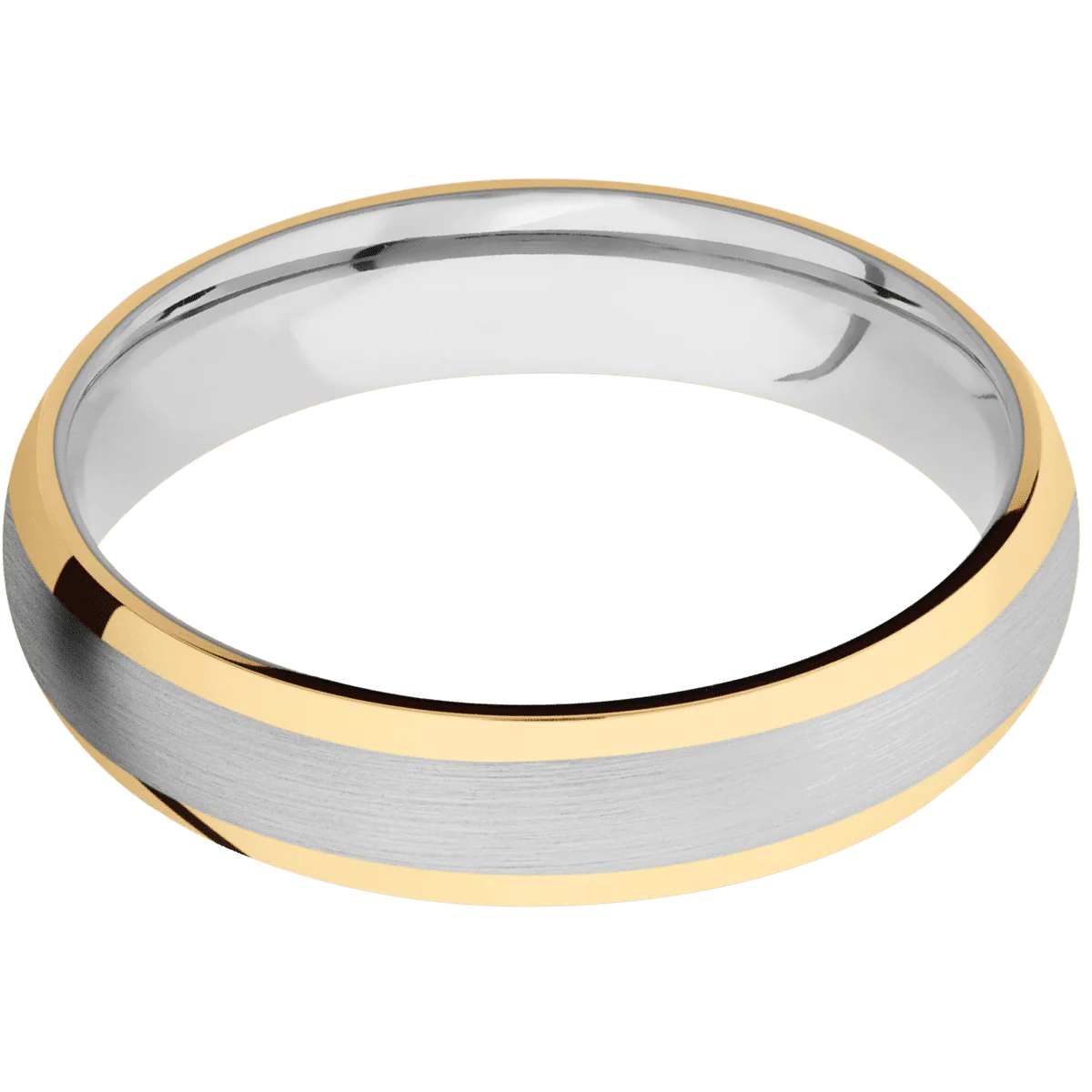 10K Yellow Gold + Polish Finish + Palladium Silver - Image 3