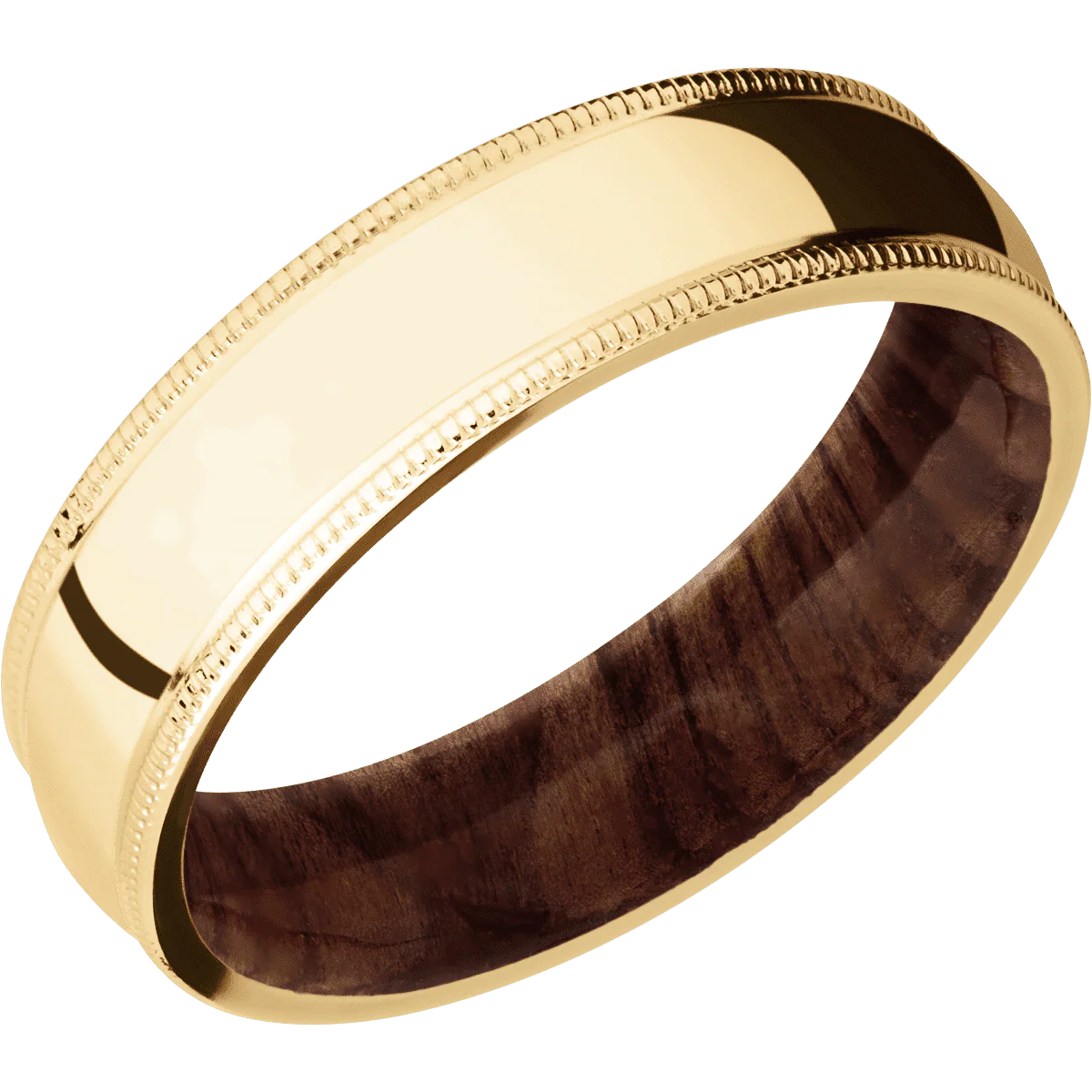 10K Yellow Gold + Polish Finish + Sequoia - Image 2