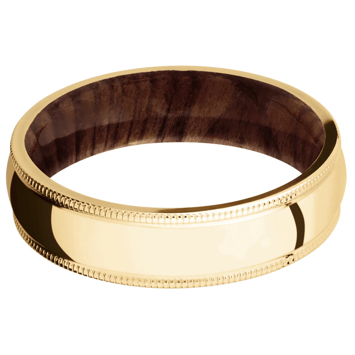 10K Yellow Gold + Polish Finish + Sequoia - Image 3
