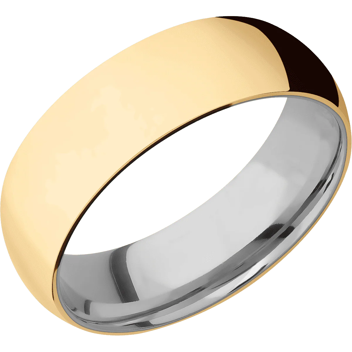 10K Yellow Gold + Polish Finish + Titanium - Image 2