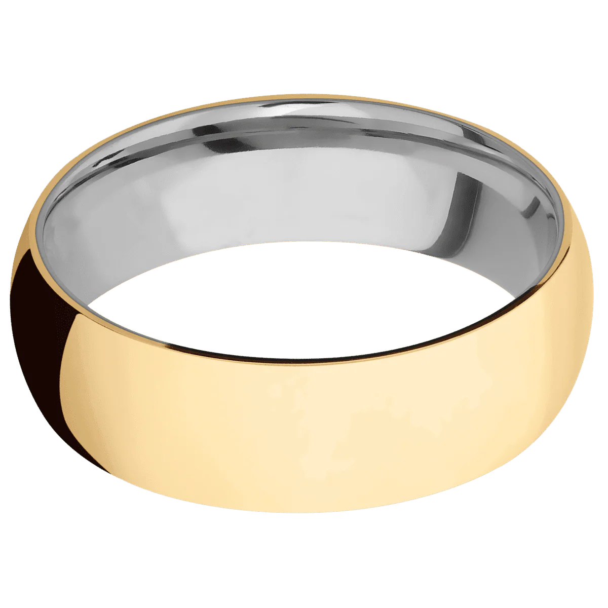 10K Yellow Gold + Polish Finish + Titanium - Image 3