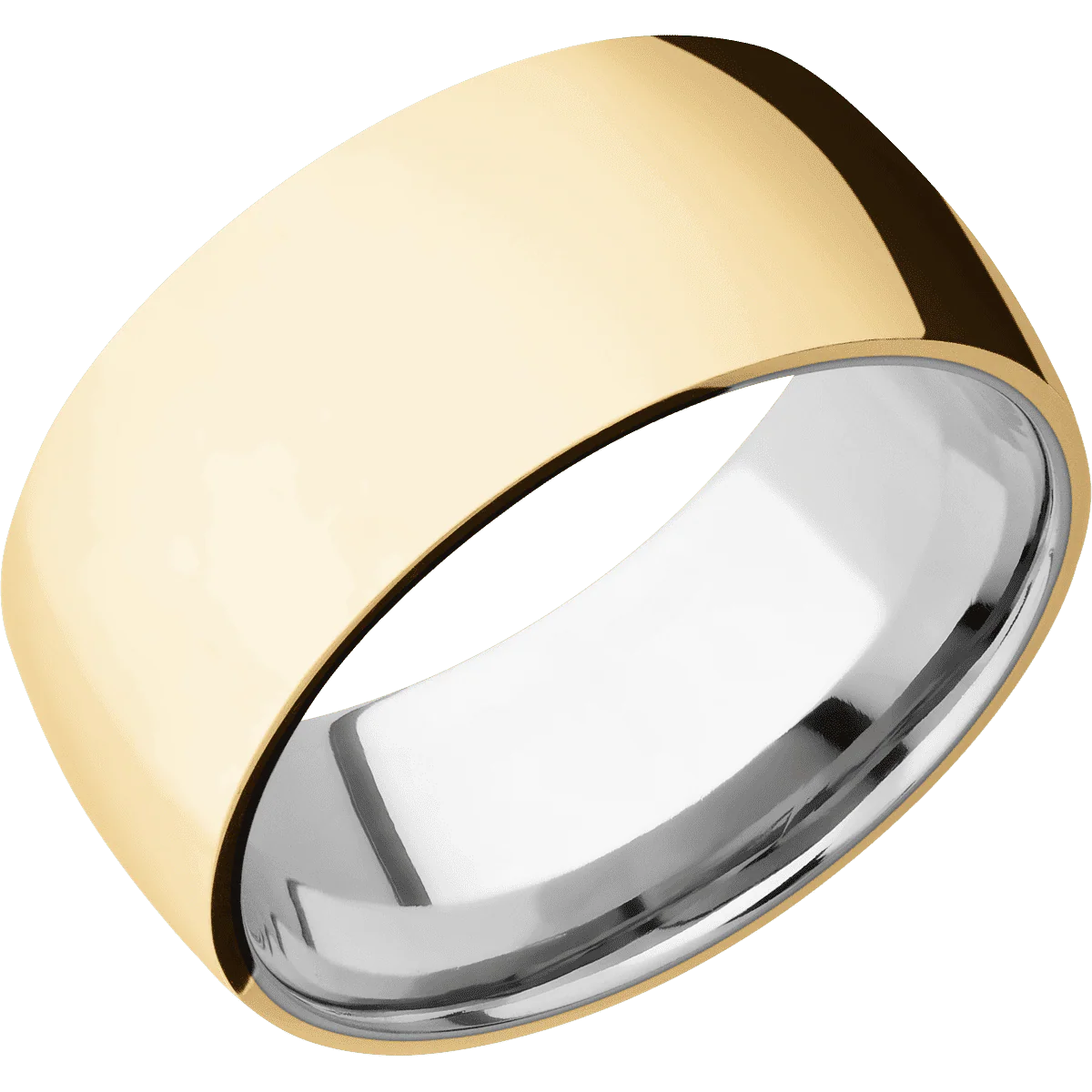 10K Yellow Gold + Polish Finish + Titanium - Image 2