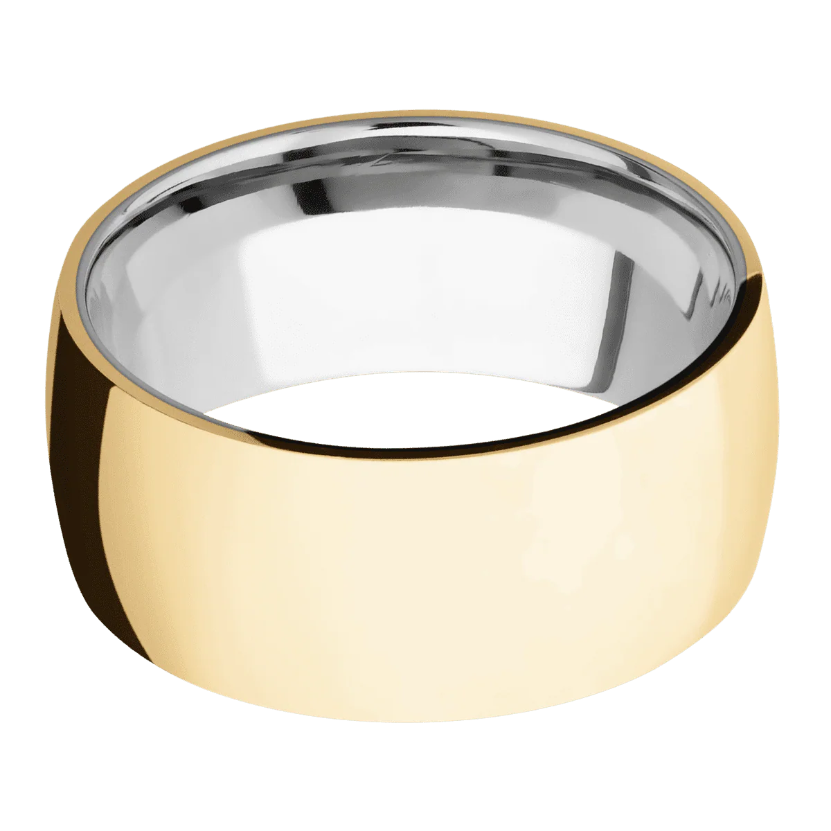 10K Yellow Gold + Polish Finish + Titanium - Image 3