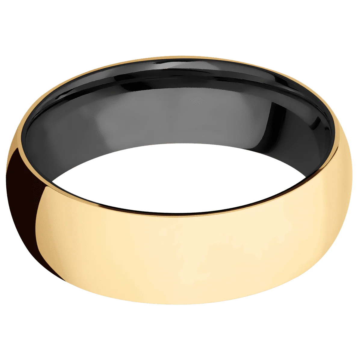 10K Yellow Gold + Polish Finish + Zirconium - Image 3