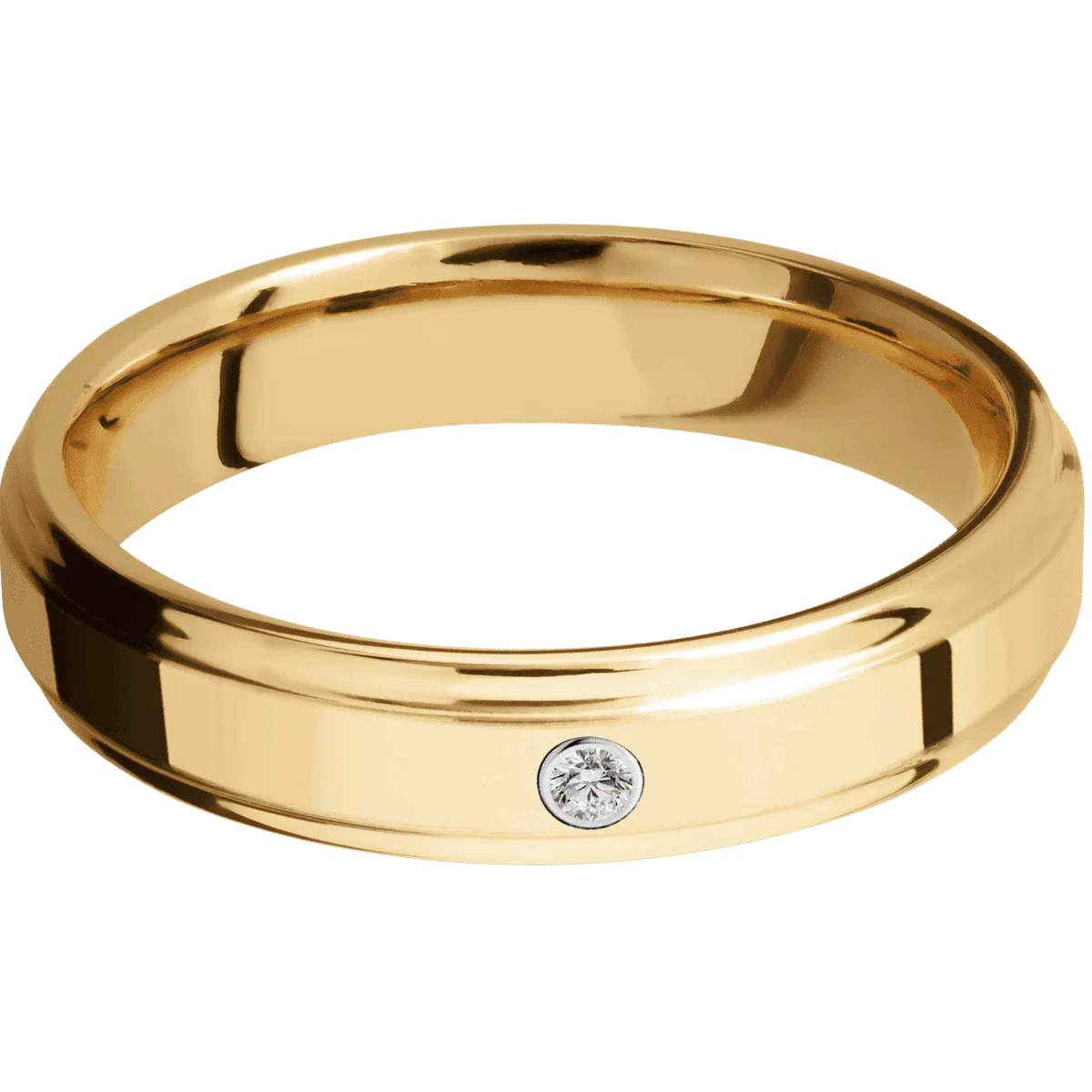 10K Yellow Gold + Polish , Polish Finish - Image 3