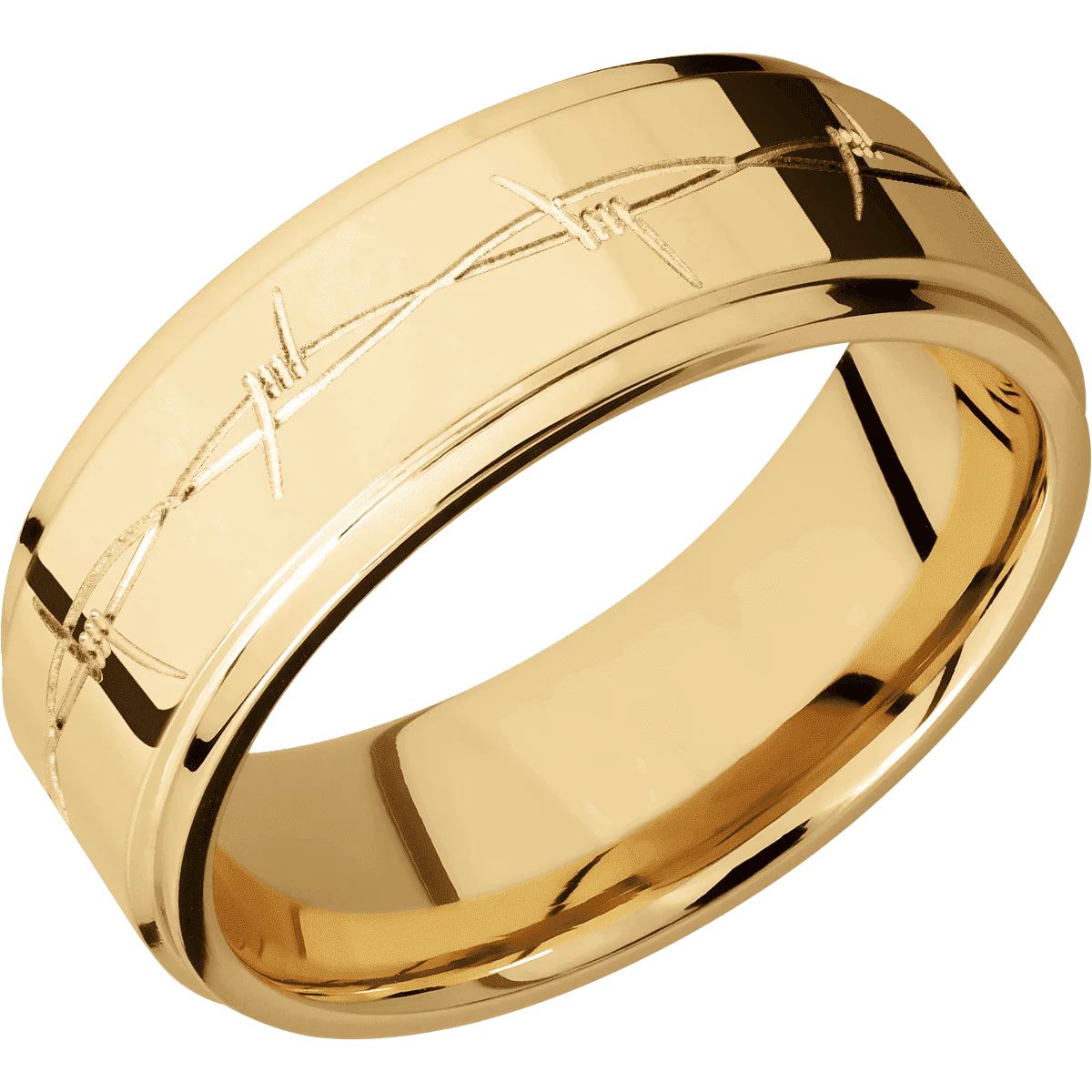 10K Yellow Gold + Polish , Polish Finish - Image 2