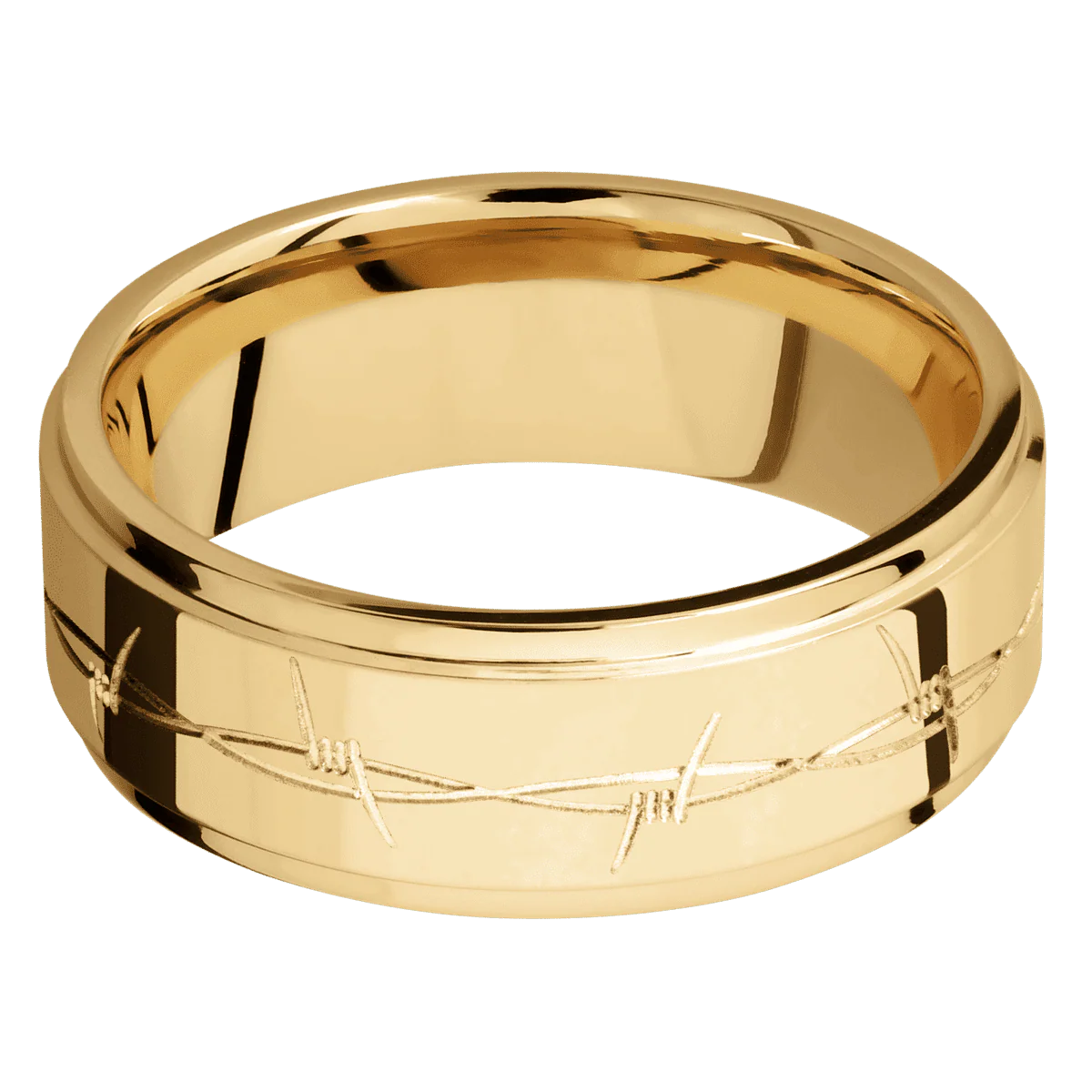 10K Yellow Gold + Polish , Polish Finish - Image 3