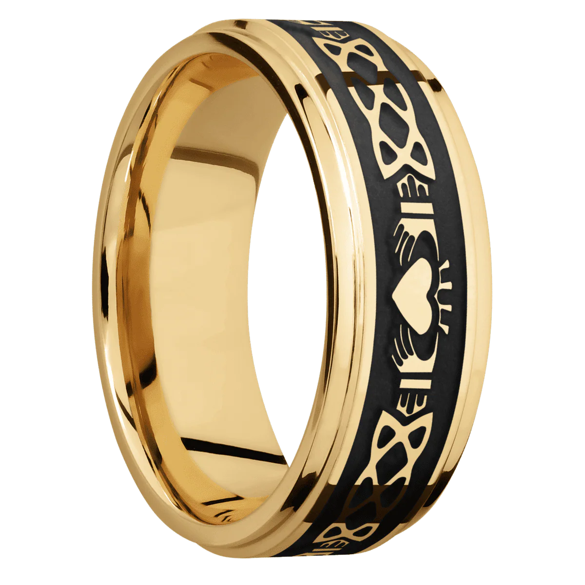 10K Yellow Gold + Polish , Polish Finish