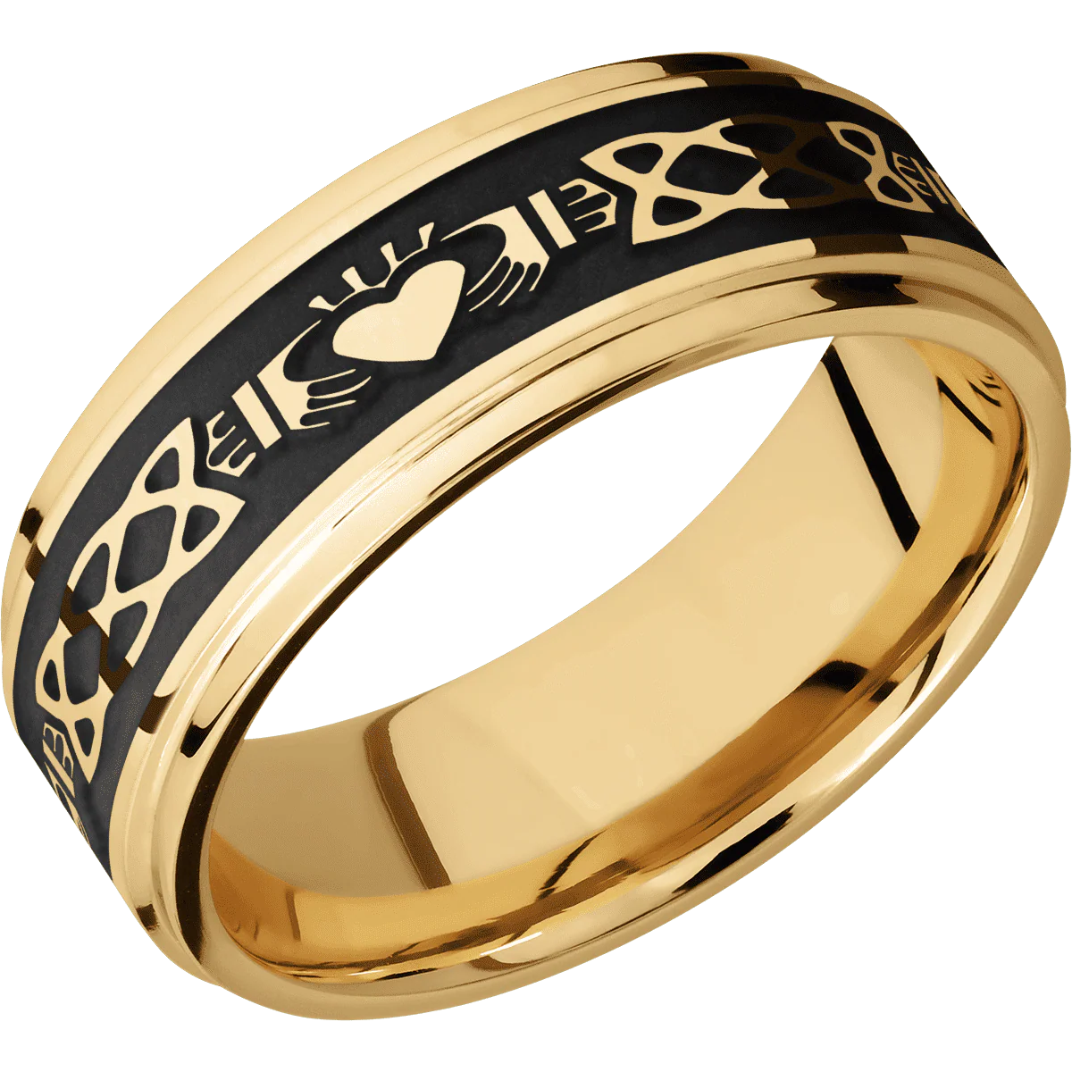10K Yellow Gold + Polish , Polish Finish - Image 2