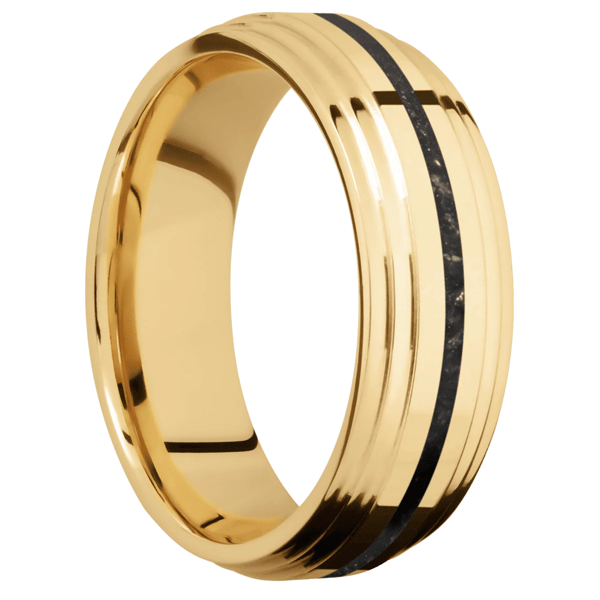 10K Yellow Gold + Polish , Polish Finish