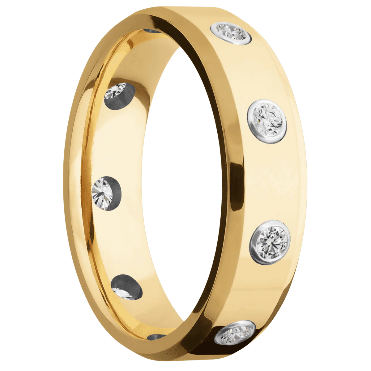 10K Yellow Gold + Polish , Polish Finish