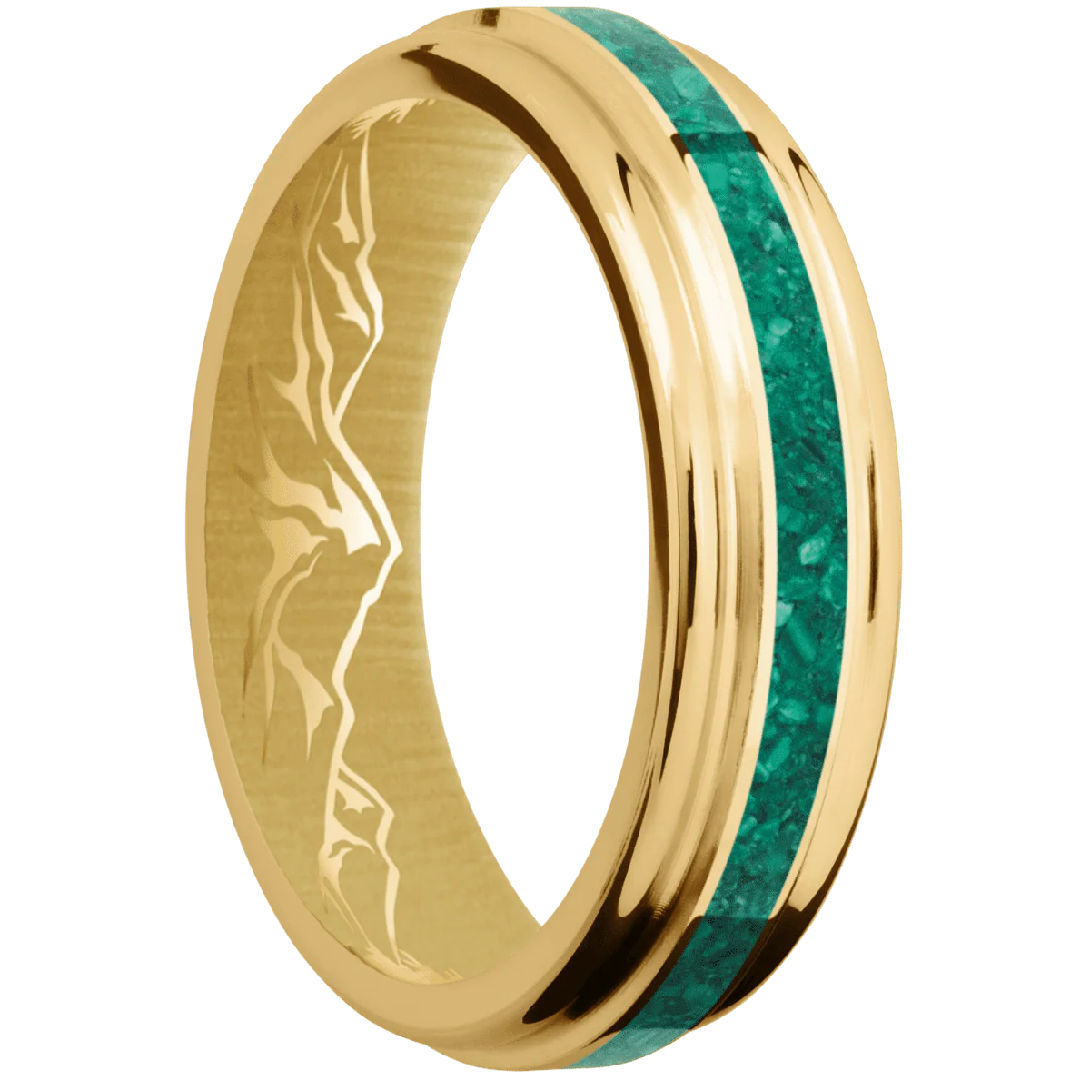 10K Yellow Gold + Polish , Polish Finish