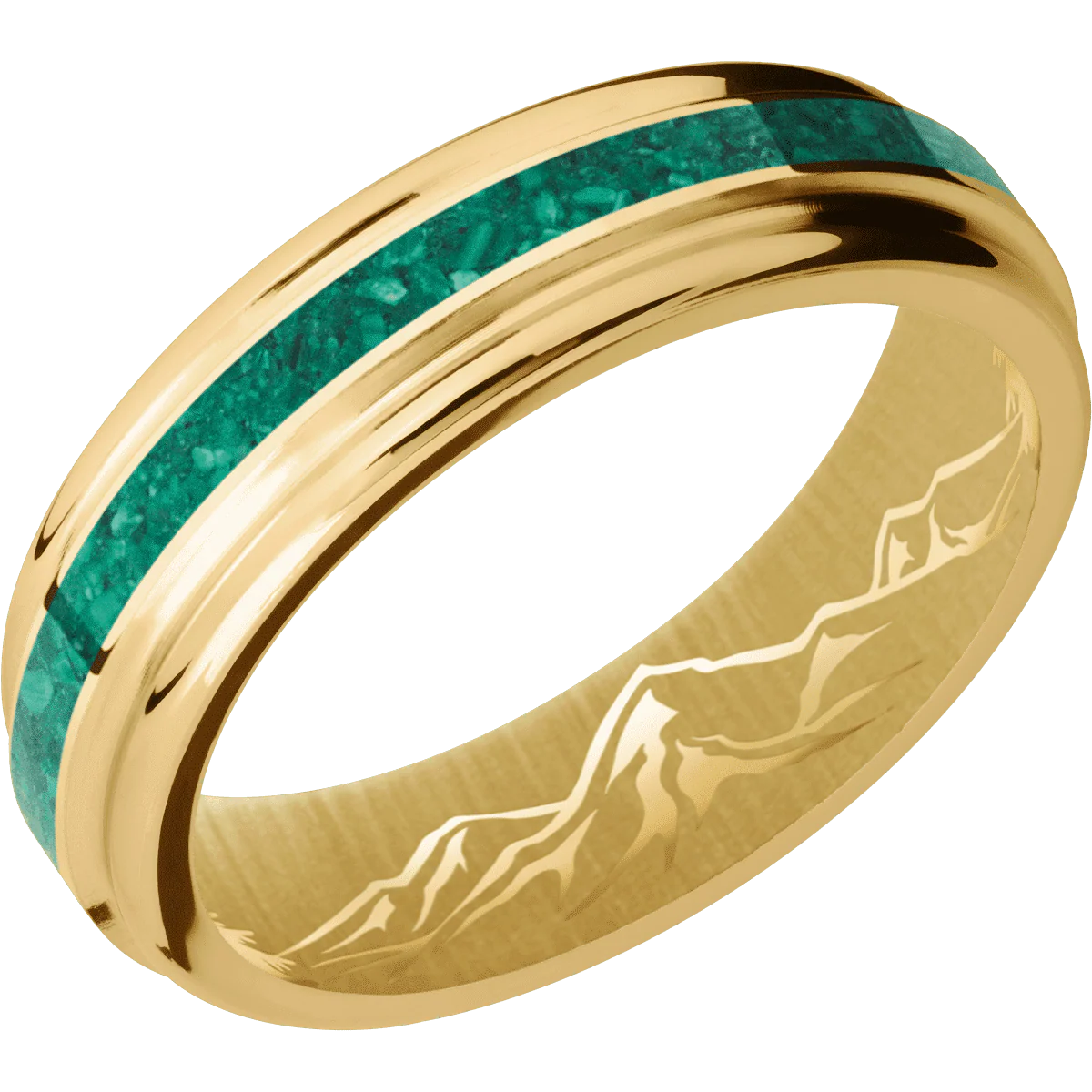 10K Yellow Gold + Polish , Polish Finish - Image 2