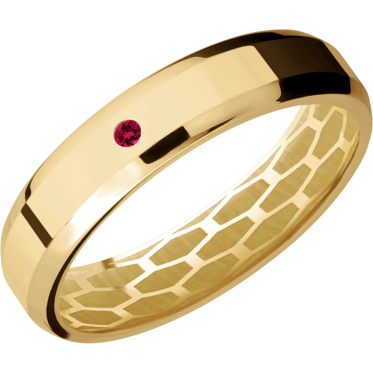 10K Yellow Gold + Polish , Polish Finish - Image 2