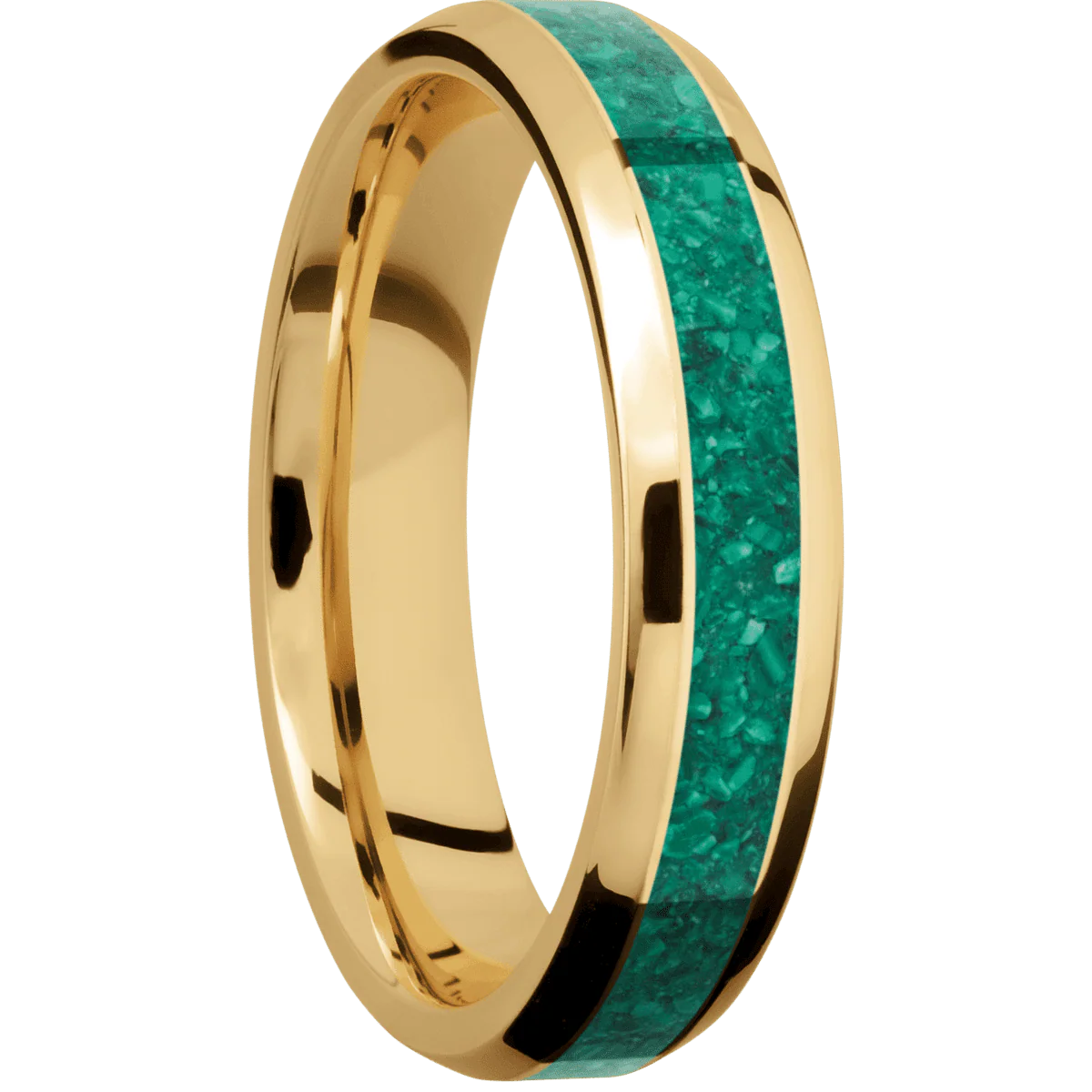 10K Yellow Gold + Polish , Polish Finish