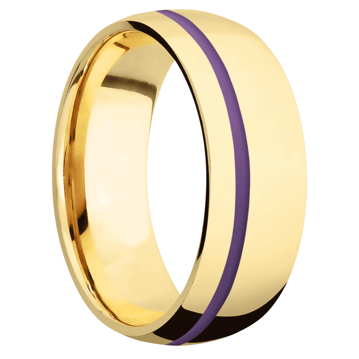 10K Yellow Gold + Polish , Polish Finish