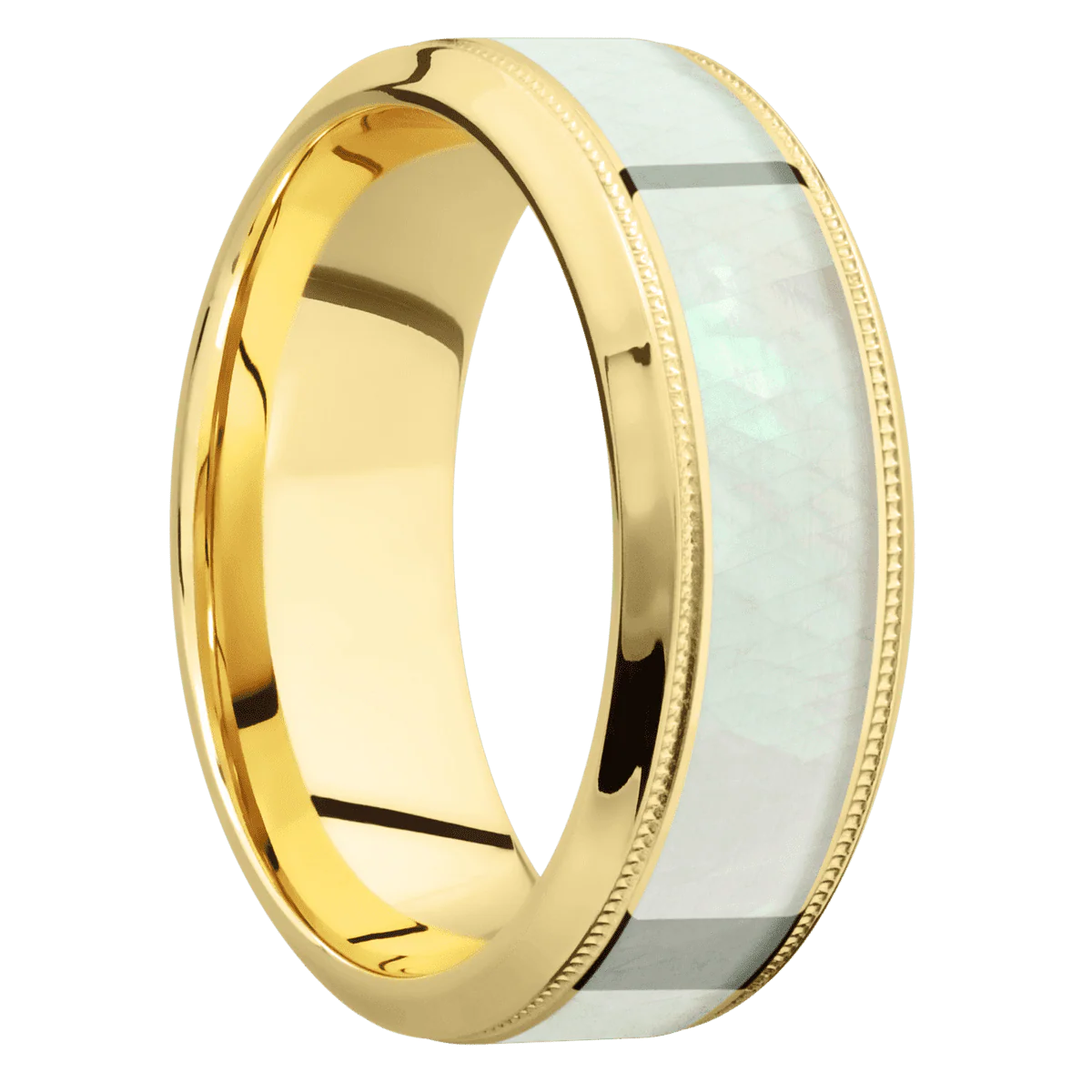10K Yellow Gold + Polish , Polish Finish