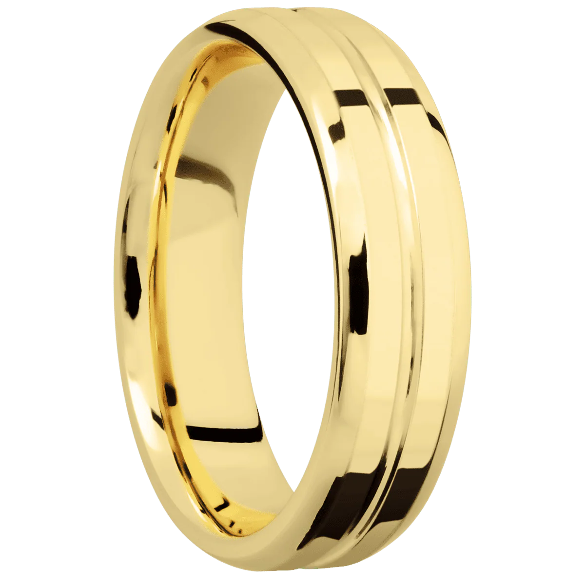 10K Yellow Gold + Polish , Polish Finish