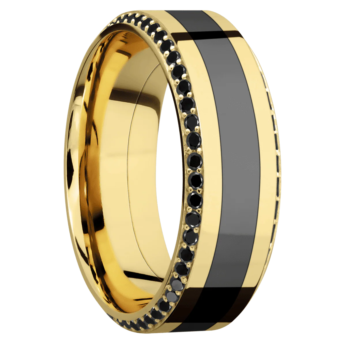 10K Yellow Gold + Polish , Polish Finish