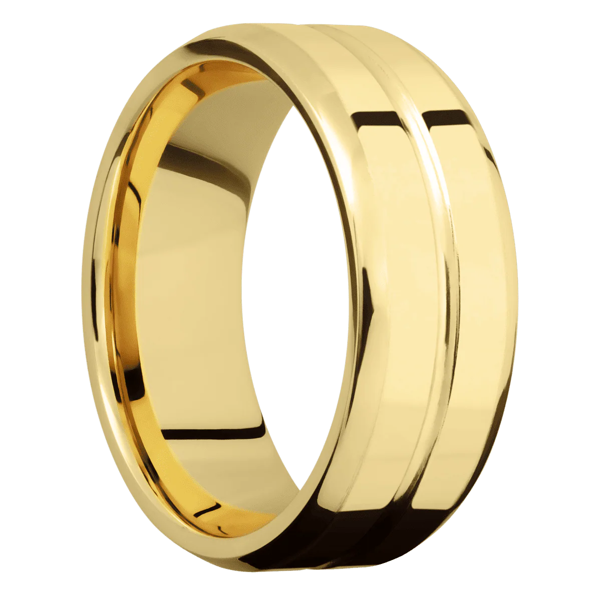 10K Yellow Gold + Polish , Polish Finish
