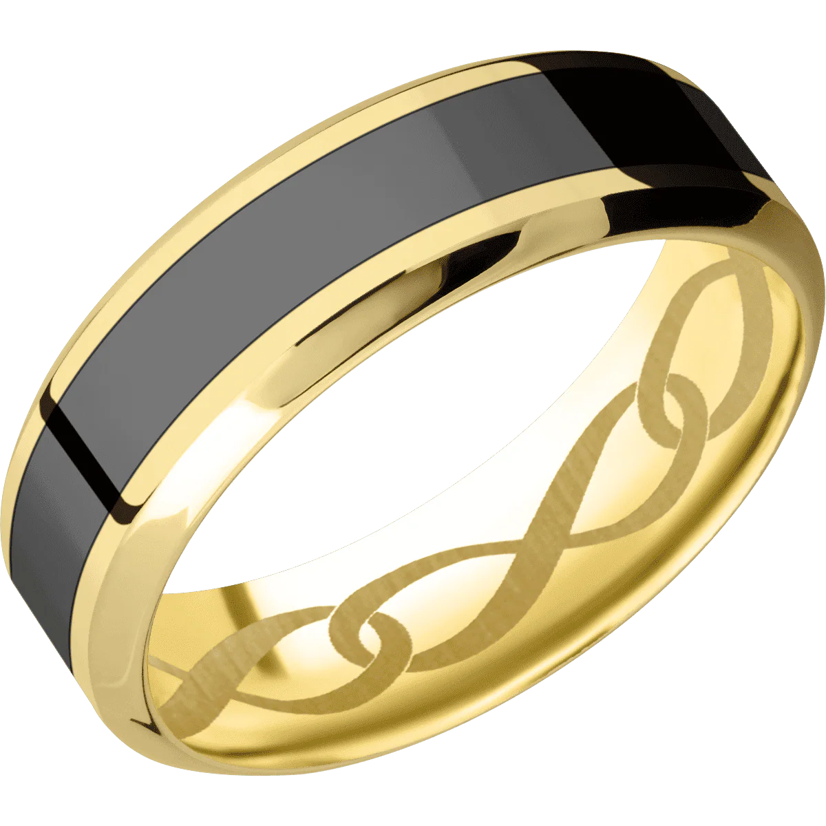 10K Yellow Gold + Polish , Polish Finish - Image 2