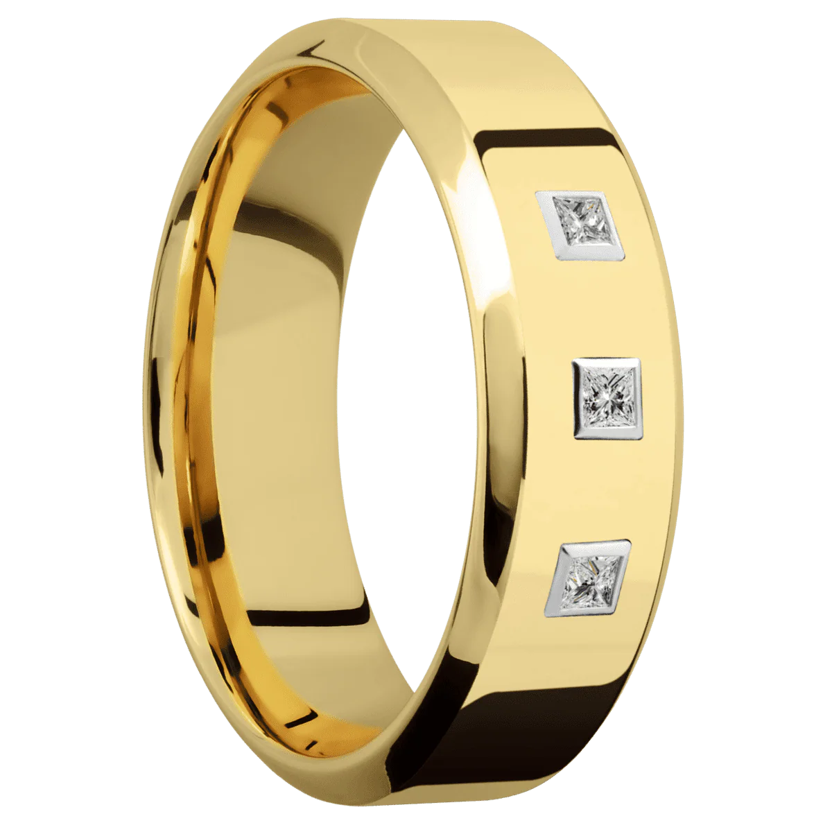 10K Yellow Gold + Polish , Polish Finish