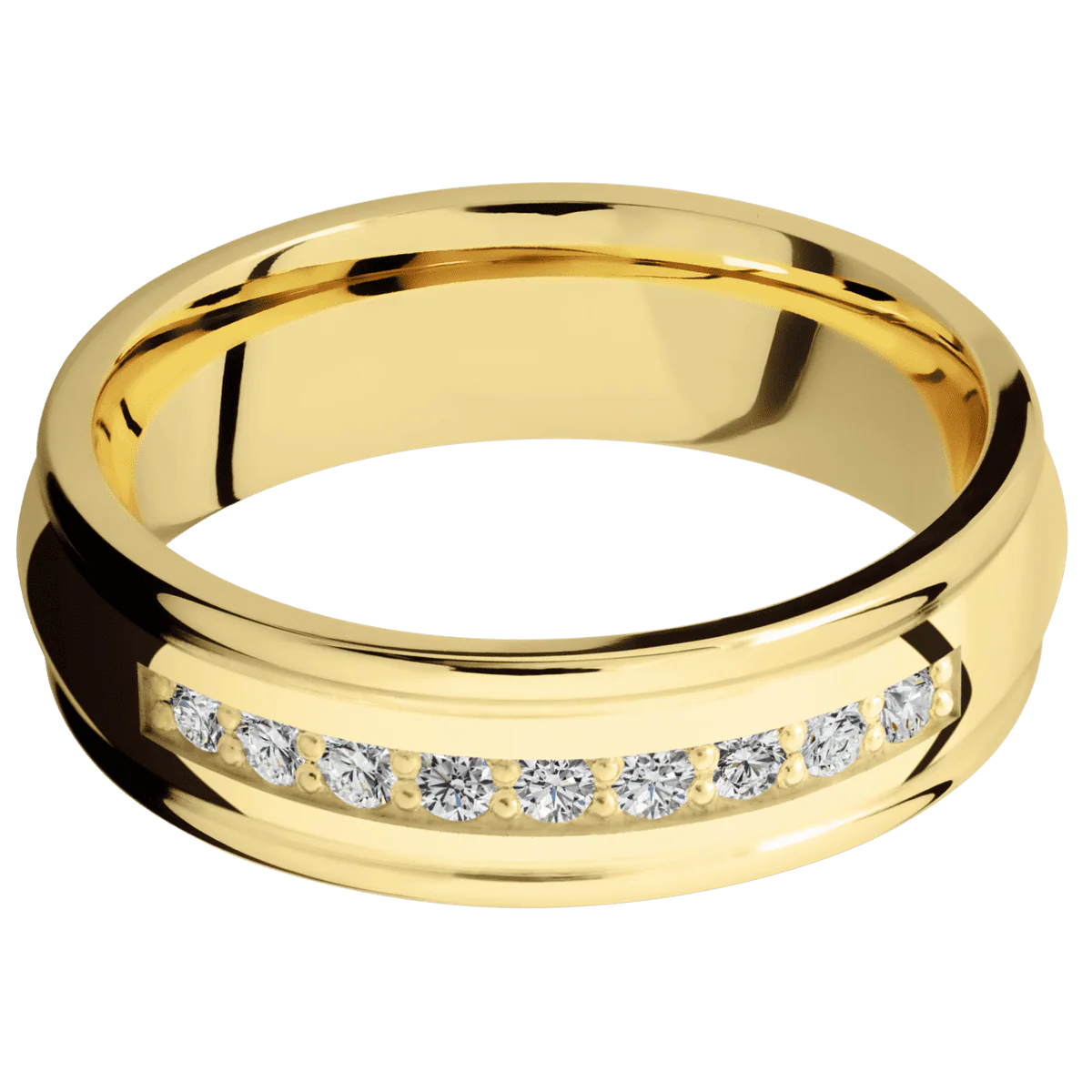 10K Yellow Gold + Polish , Polish Finish - Image 3