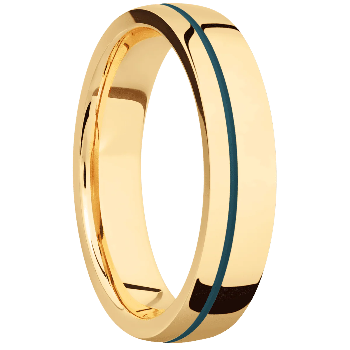 10K Yellow Gold + Polish , Polish Finish