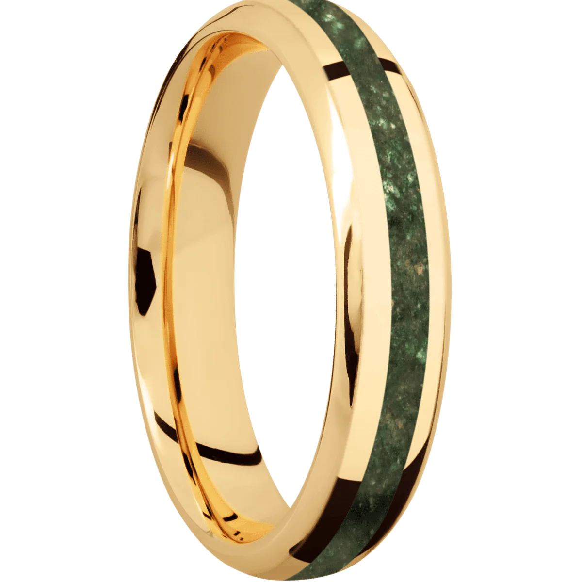 10K Yellow Gold + Polish , Polish Finish