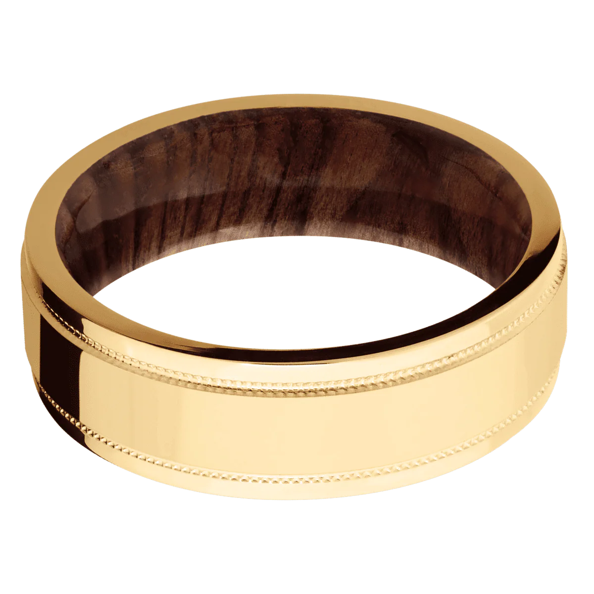 10K Yellow Gold + Polish , Polish Finish + Sequoia - Image 3