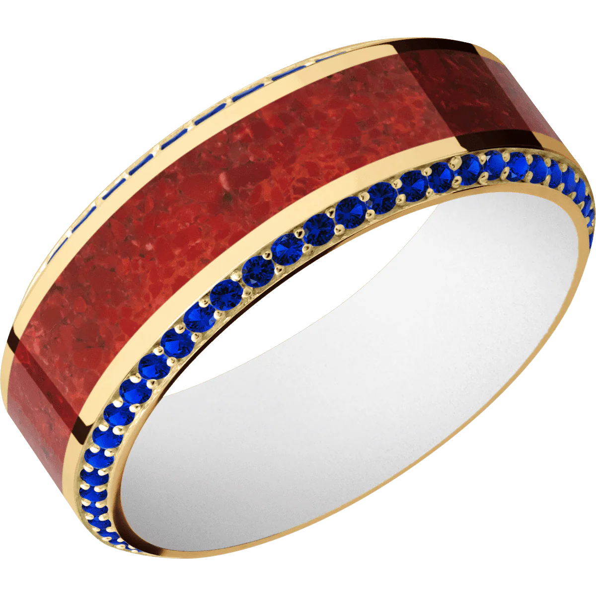 10K Yellow Gold + Polish , Polish Finish + Your Color - Image 2