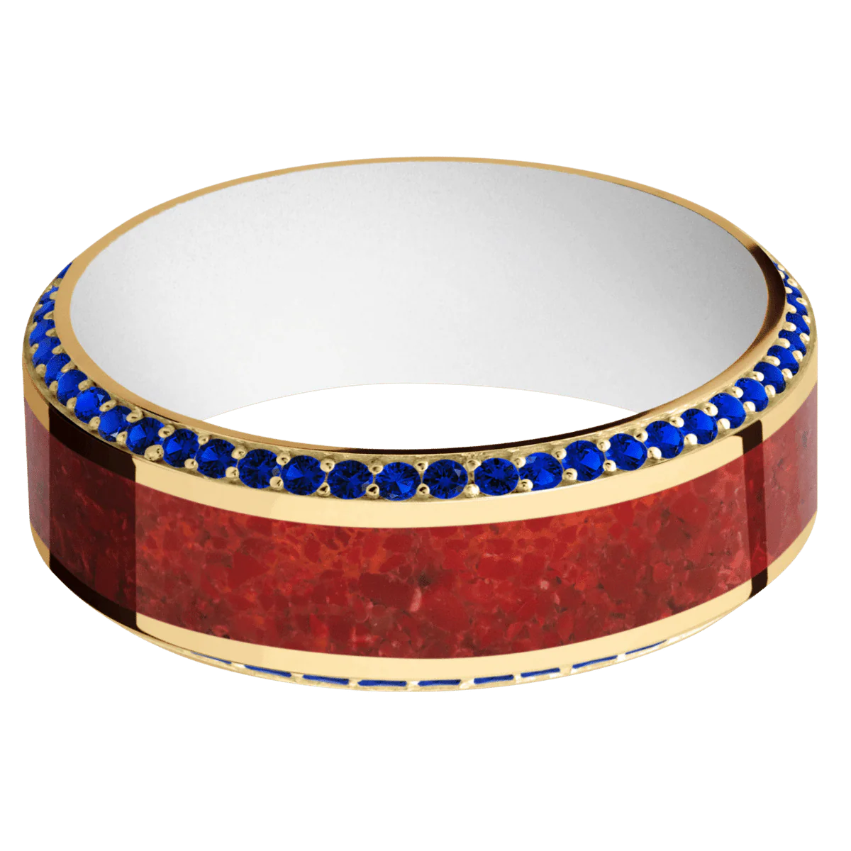 10K Yellow Gold + Polish , Polish Finish + Your Color - Image 3