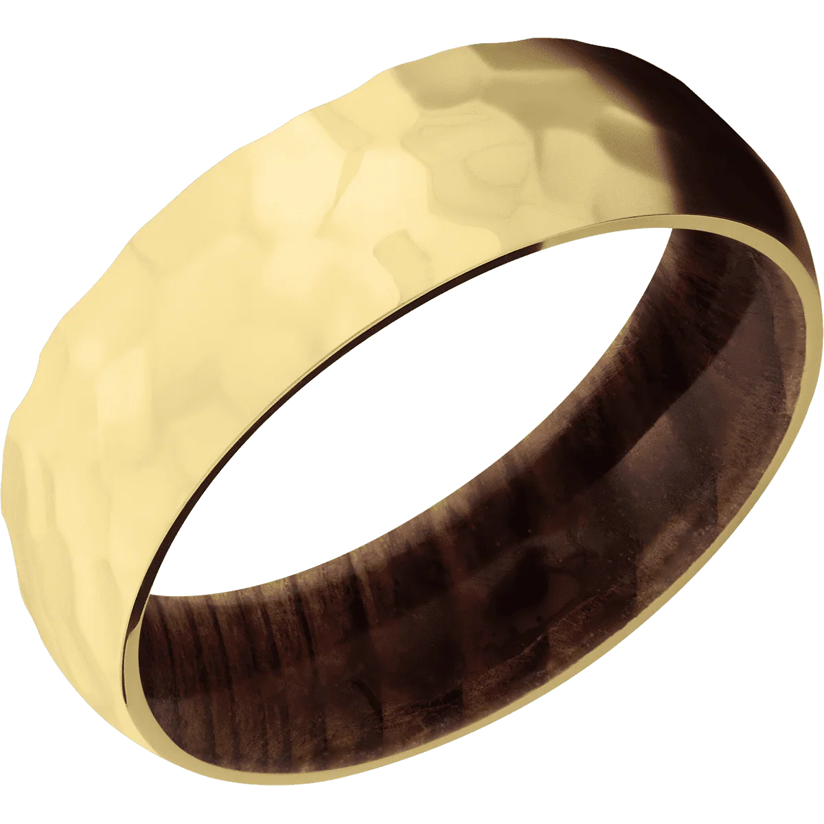 10K Yellow Gold + Rockpolish Finish + Sequoia - Image 2