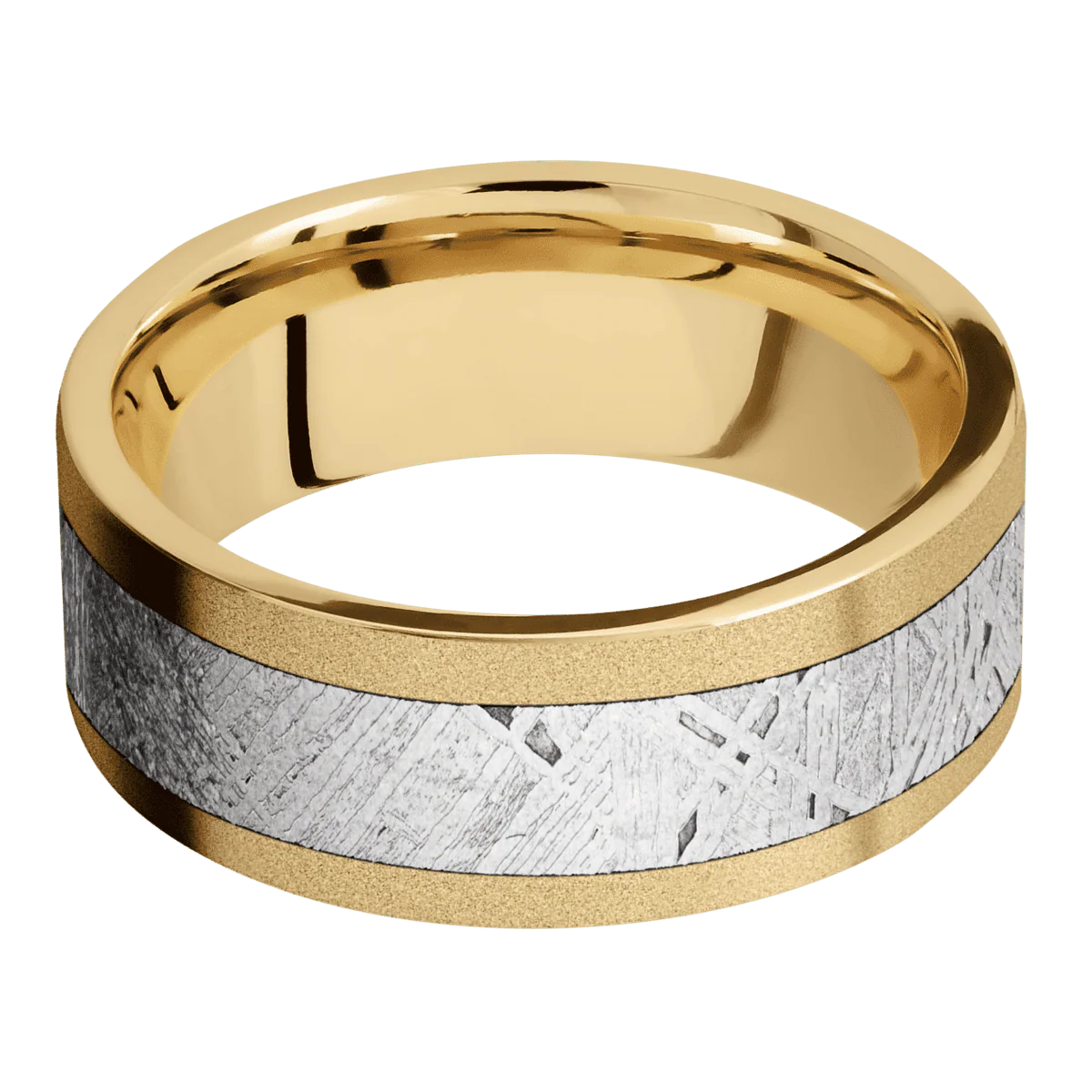 10K Yellow Gold + Sand Finish - Image 3